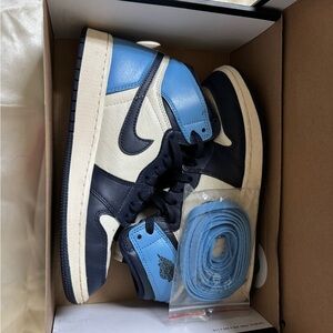 Air Jordan 1 Retro High OG GS Sail/Obsidian-University Blue